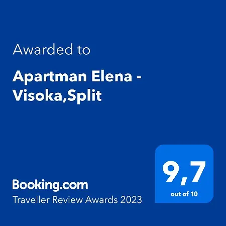 Apartman Elena - Visoka,split Appartamento Spalato